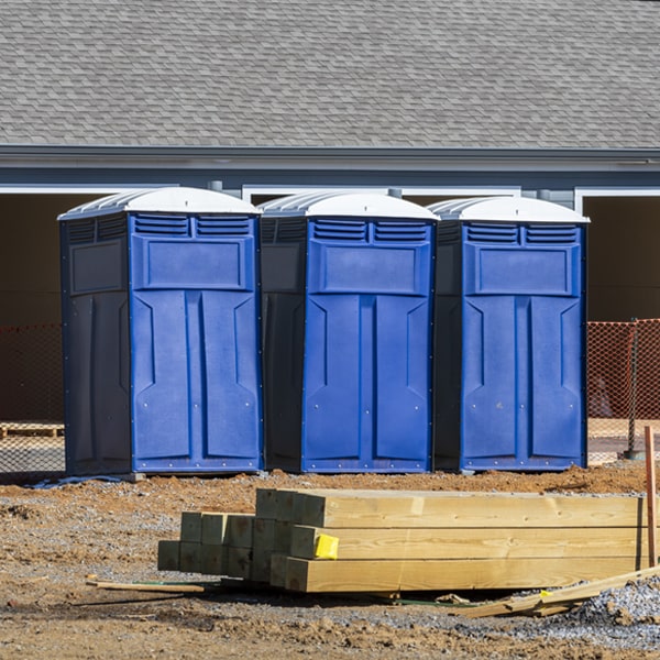 what is the cost difference between standard and deluxe porta potty rentals in Branchville NJ